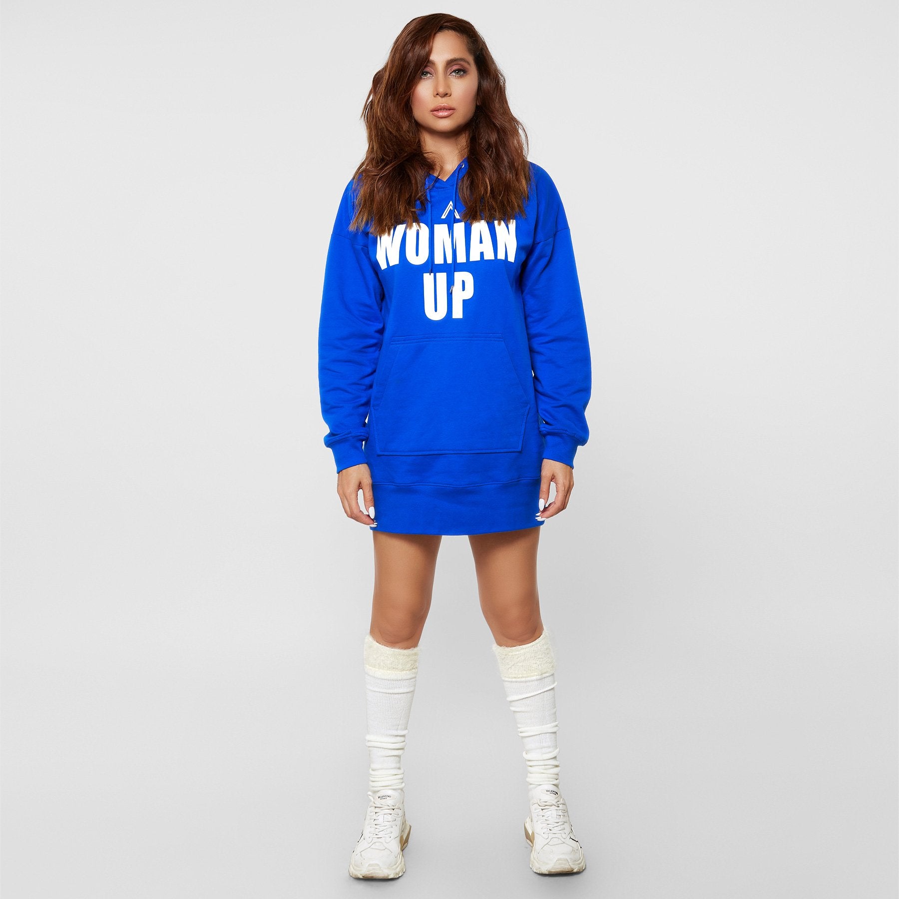 Cobalt Hoodie Dress