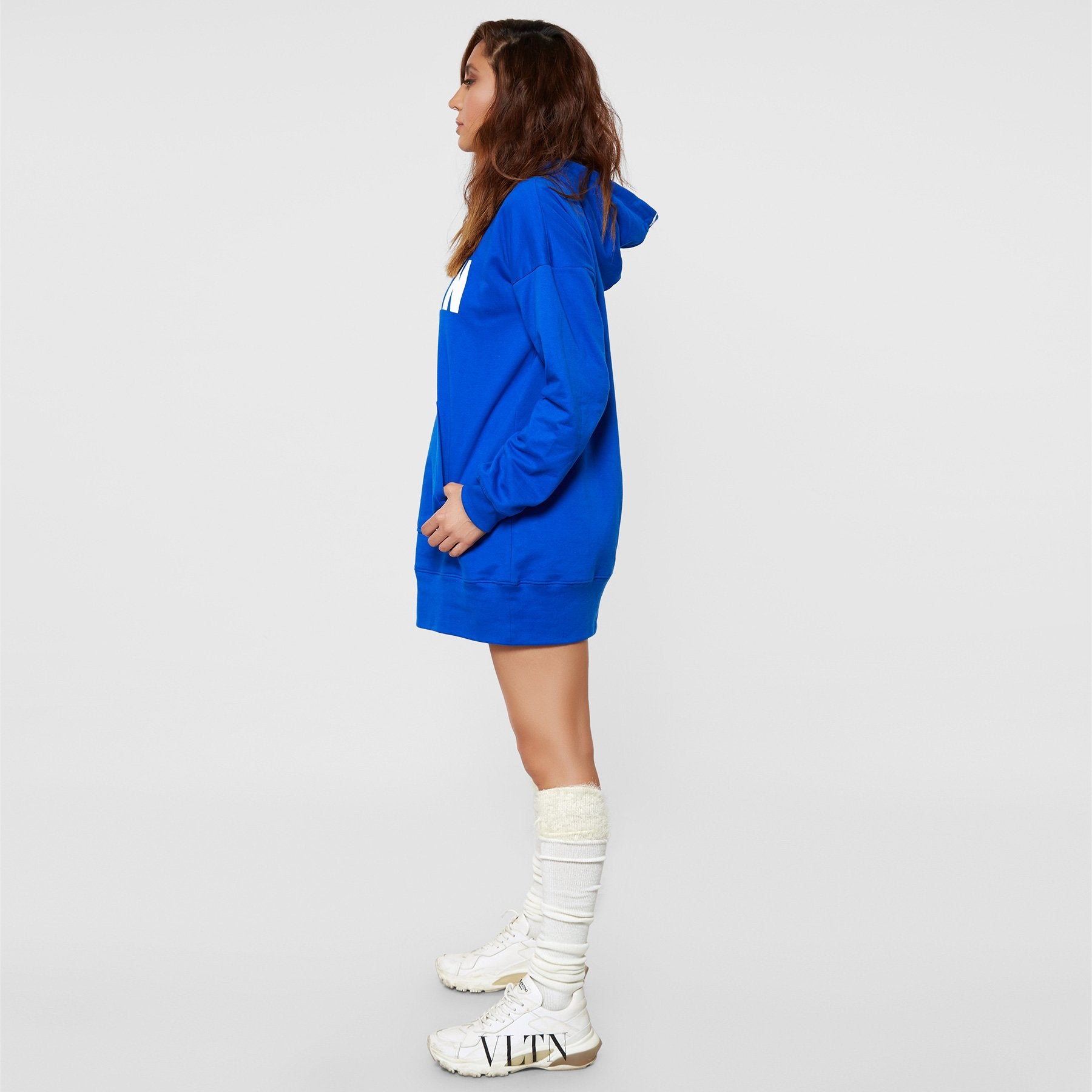 Cobalt Hoodie Dress