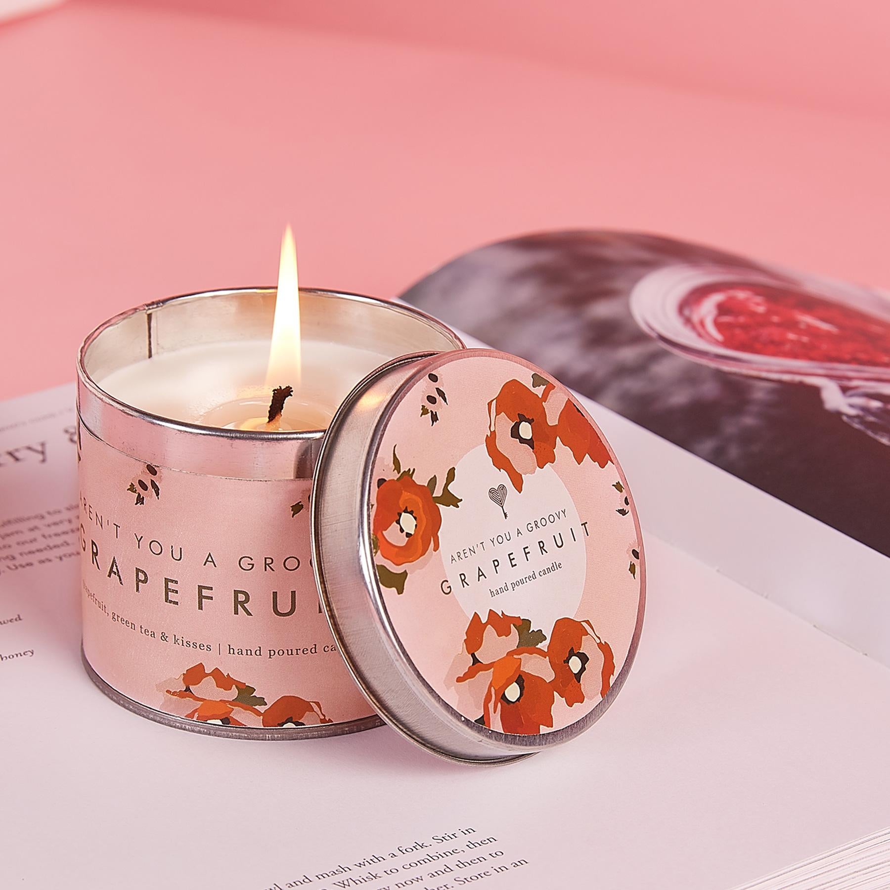 Grapefruit Candle Tin