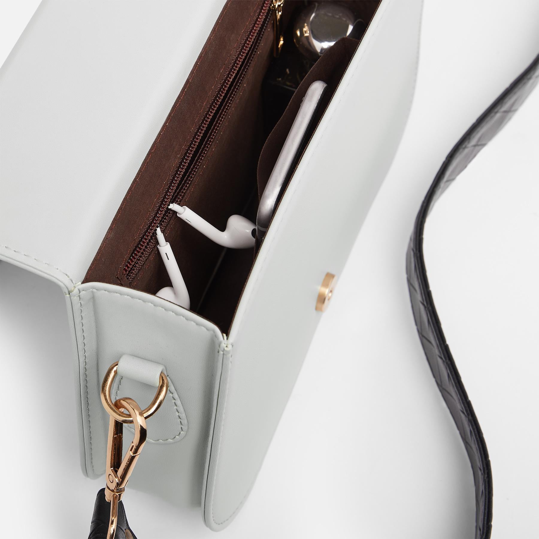 Grey & Black Saddle Sling