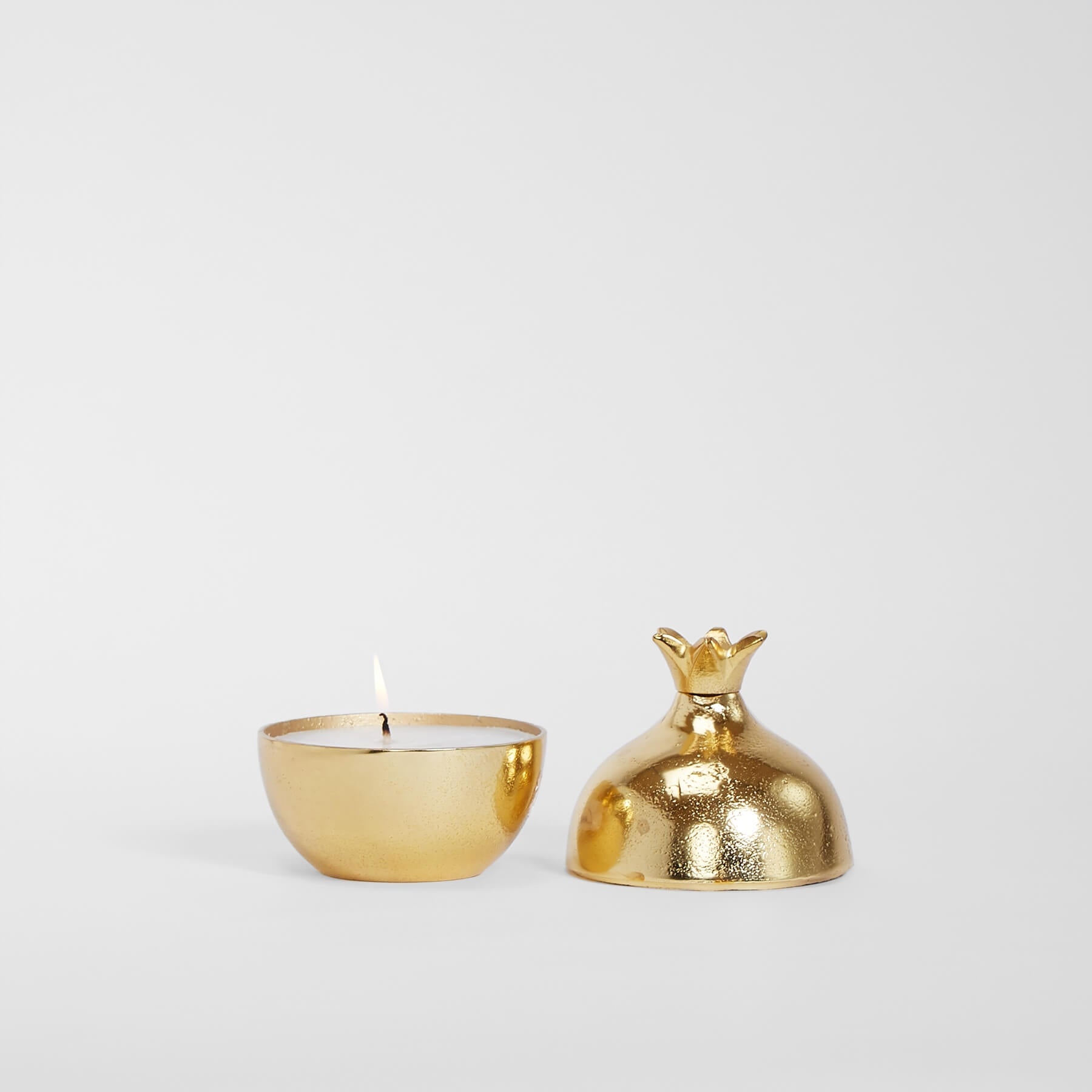 Gold Pomegranate Jar Candle