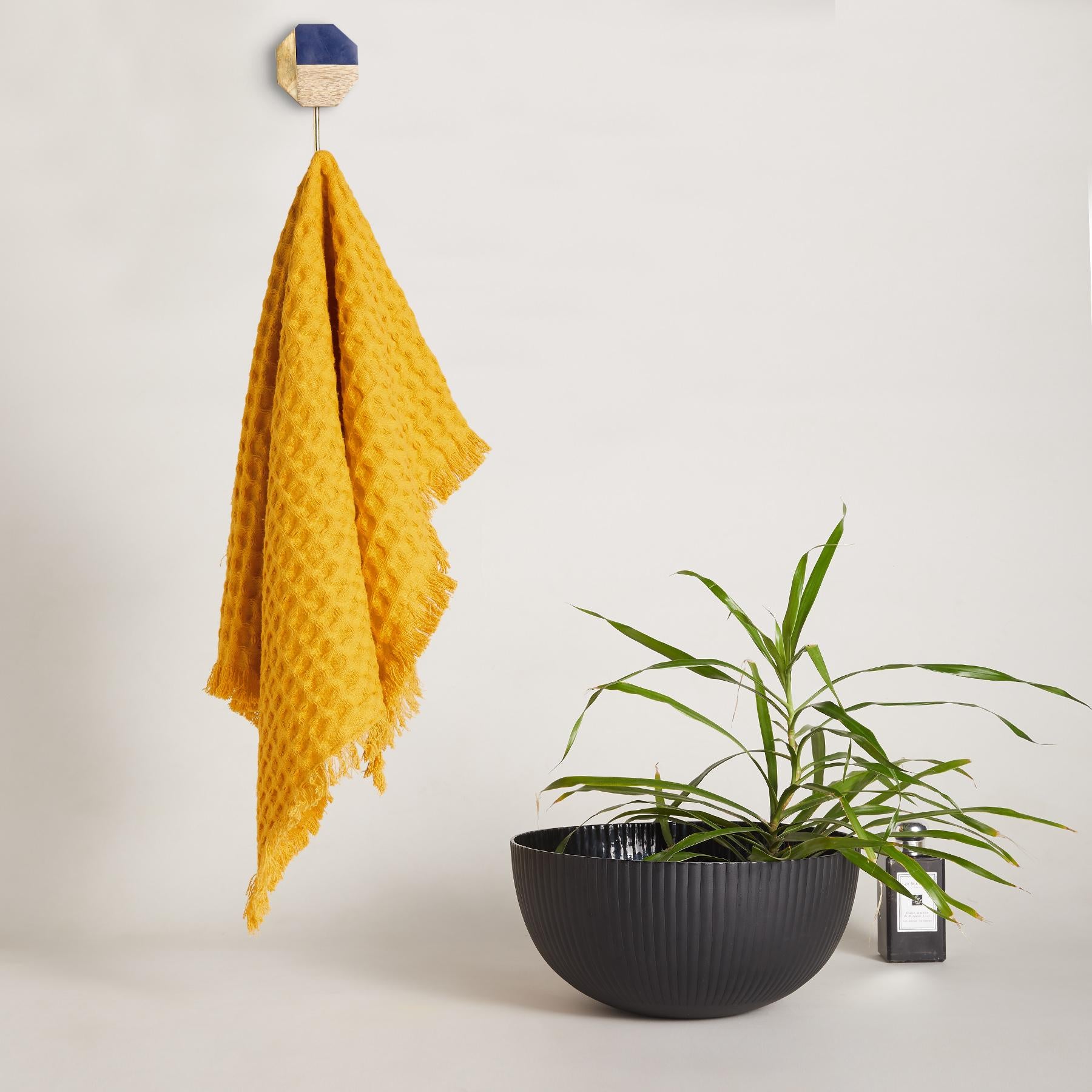 Mango Waffle Hand Towel