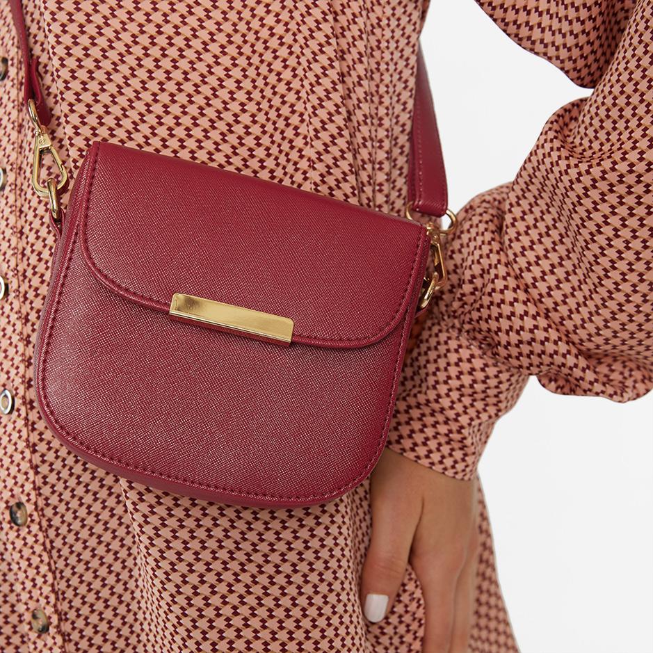 Marsala Cross Body Belt Bag-Free