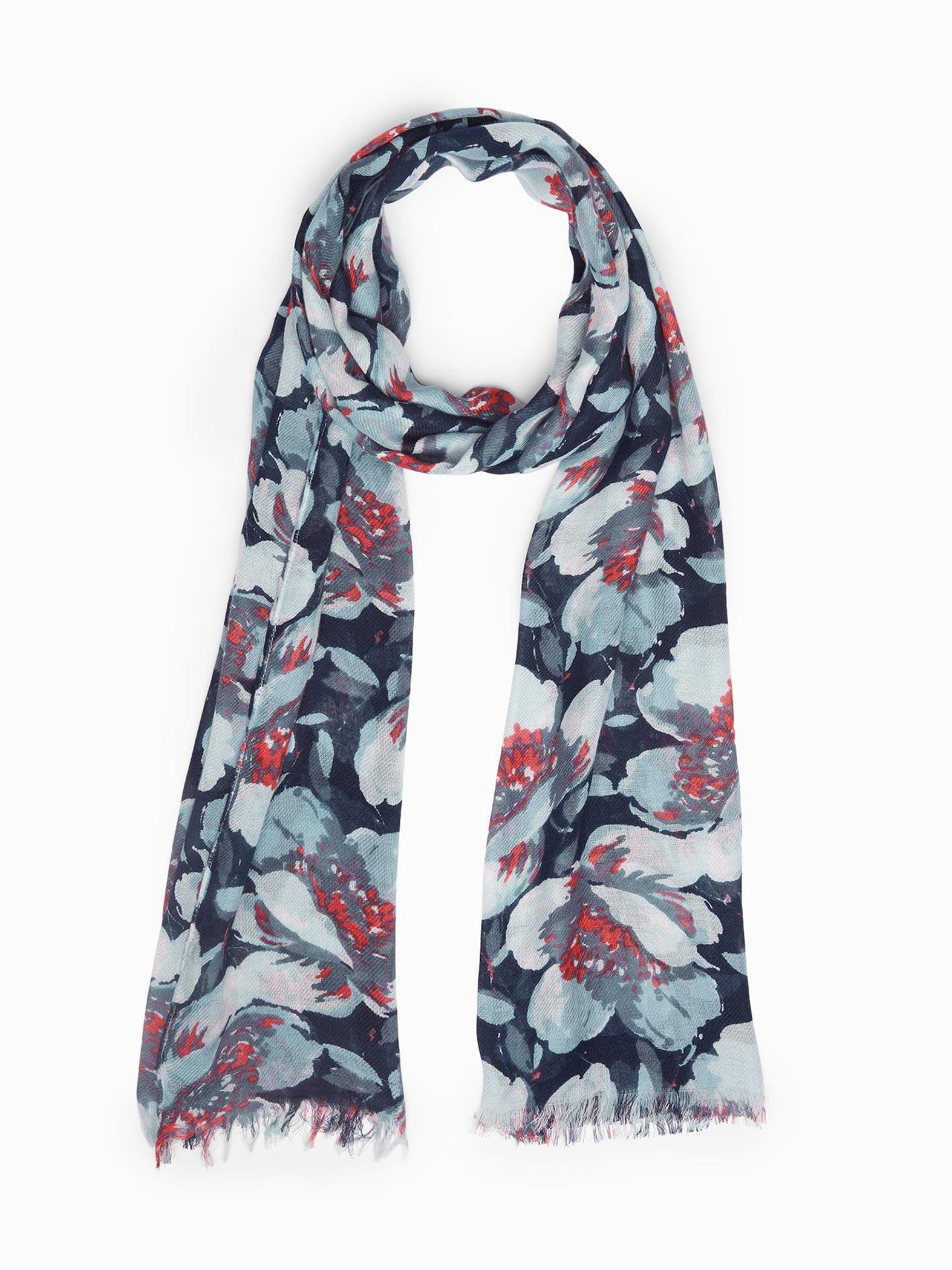 Midnight Floral Scarf