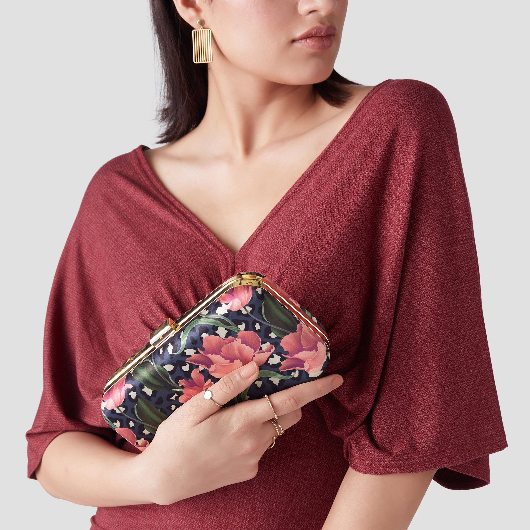 Midnight Spring Clutch