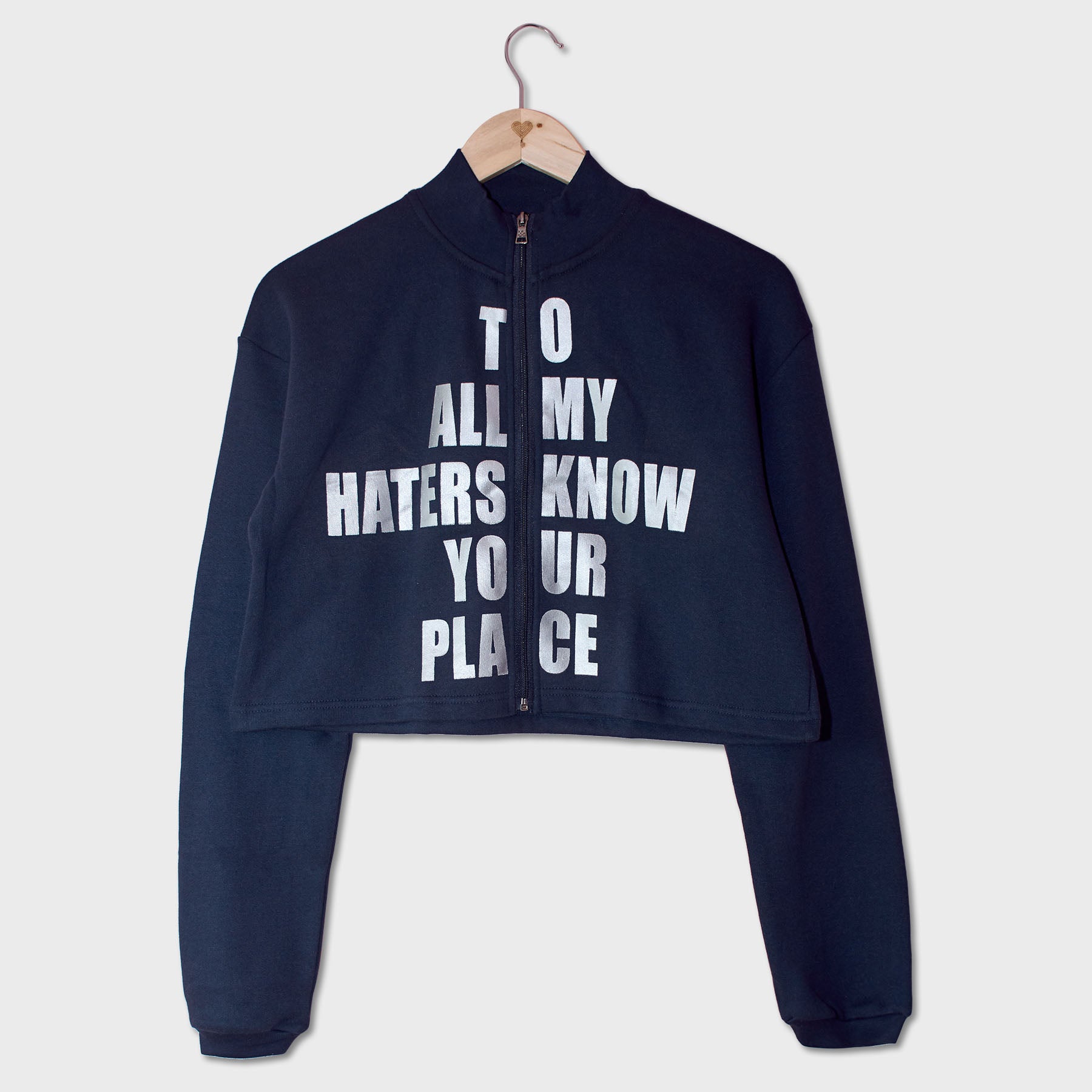Navy Slogan Women's Tracksuit
