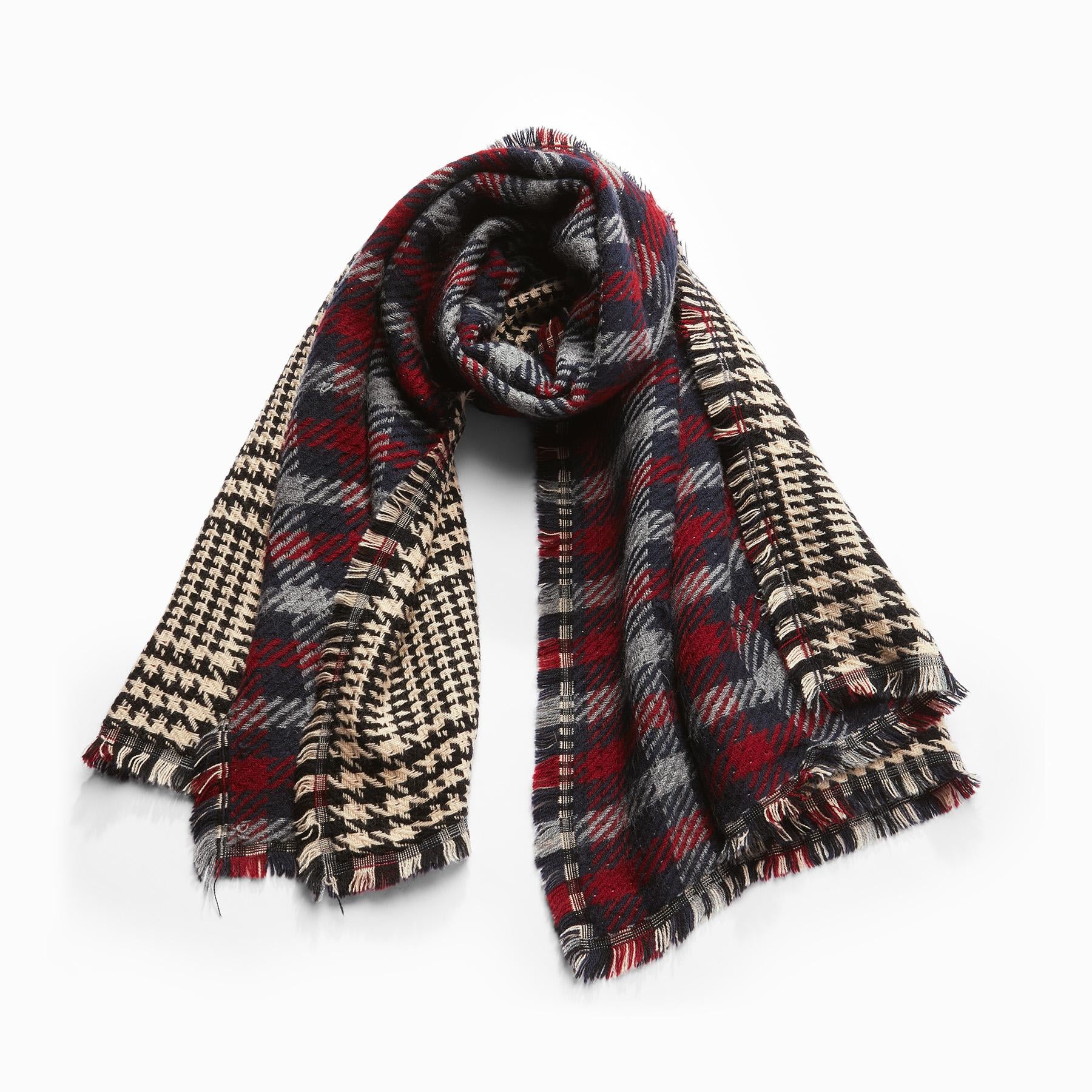 Plaid Reversible Scarf
