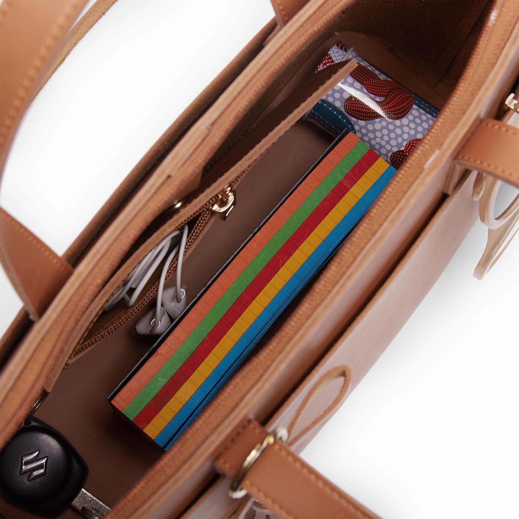 Tan Tassel Work Tote