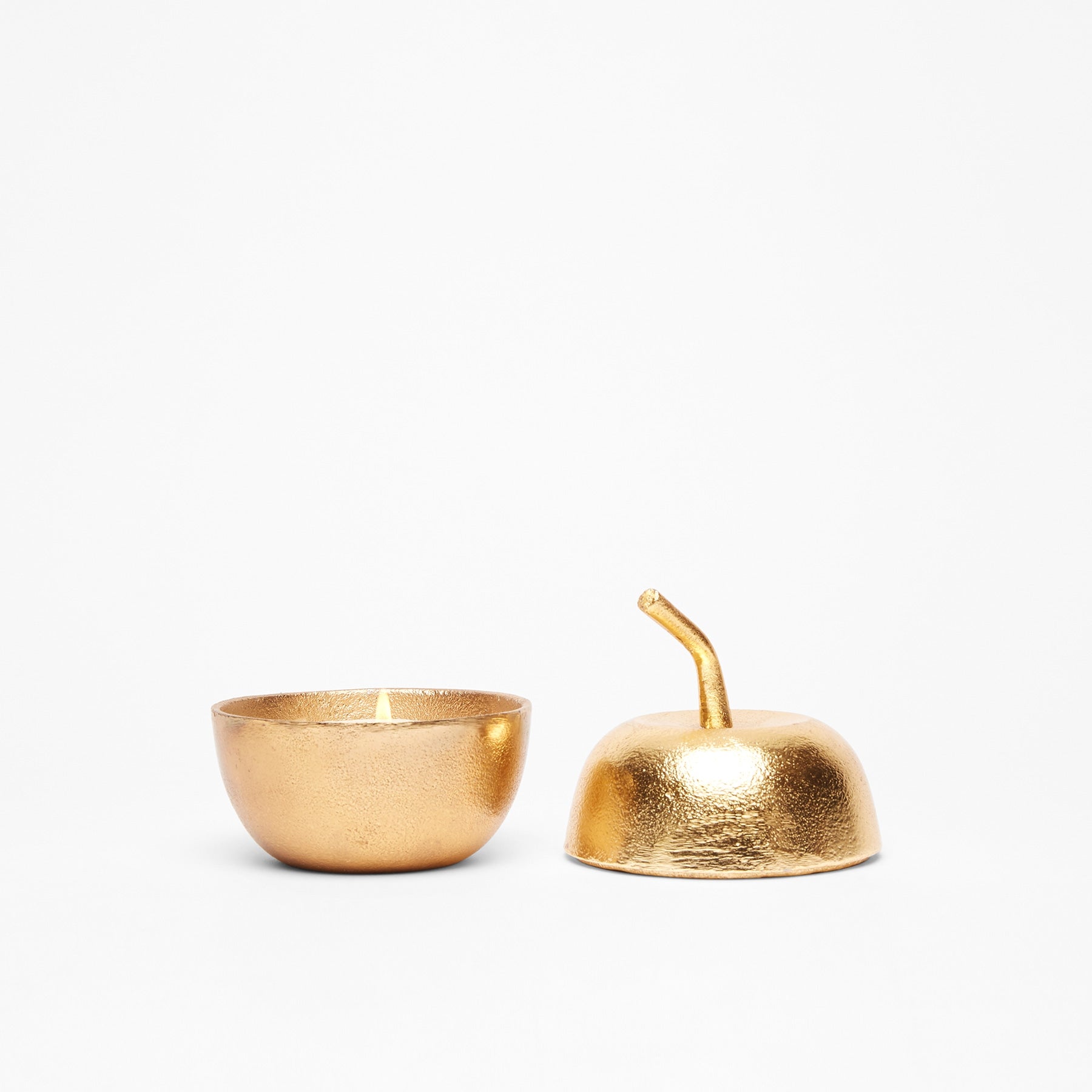 Gold Apple Jar Candle