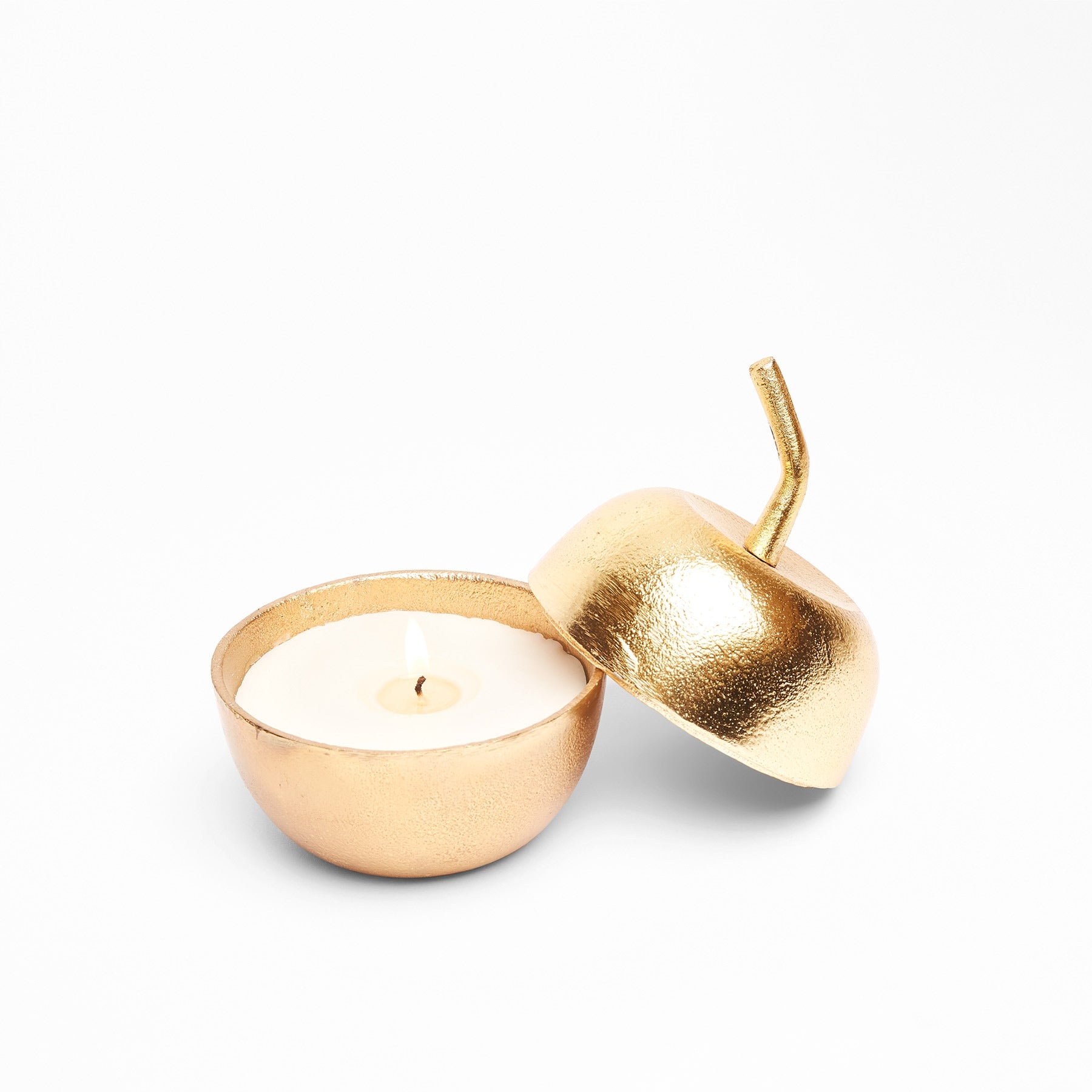 Gold Apple Jar Candle